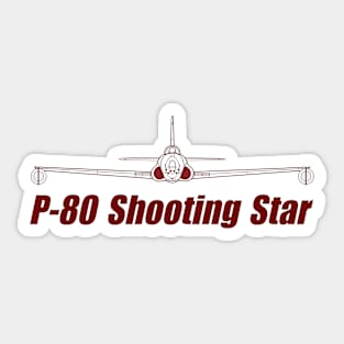 Lockheed P-80 Shooting Star Sticker